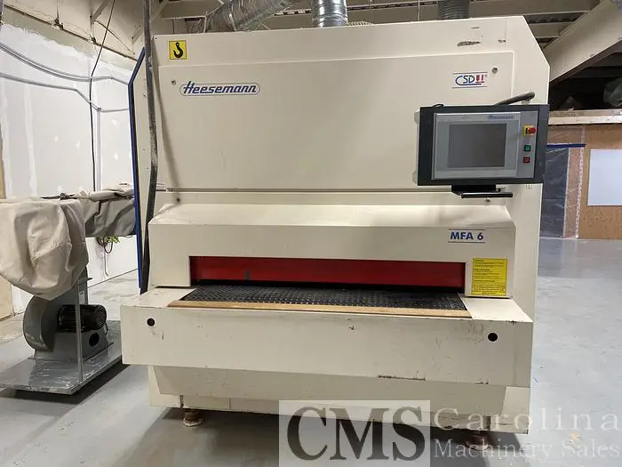 Used 2006 HEESEMANN MFA 6 3 HEAD 52" WIDEBELT SANDER Woodworking Sanders | CAROLINA MACHINERY SALES #421280