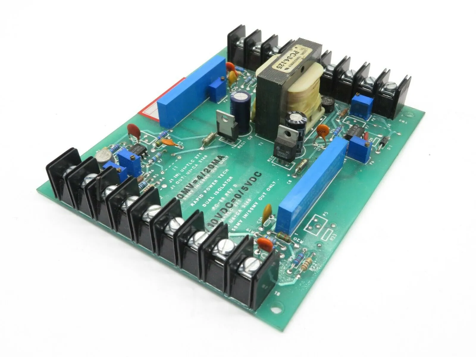 USED RAPID POWER TECH PC-69 DUAL ISOLATOR REV D PC69