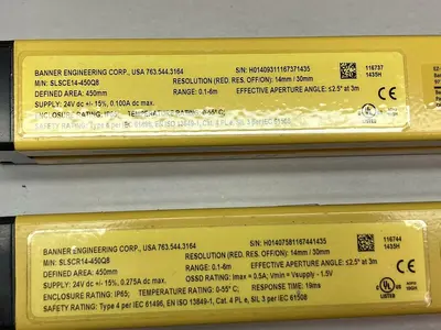 New | in-Stock BANNER ENGINEERING SLSCR14-450Q8/SLSCE14-450Q8 Industrial Controls | Surplus Asset Holdings #1220935