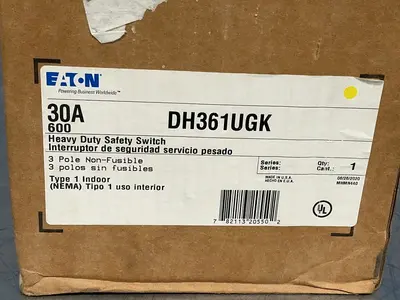 New | in-Stock EATON DH361UGK Switchgears Ohio US | HGR 24 #1278528