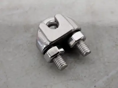 3/16" Stainless Steel Wire Rope Clip (Box of 48)