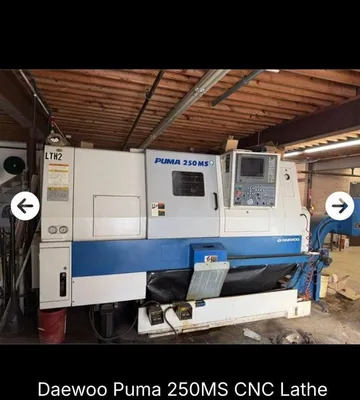 1998 DAEWOO PUMA 250MSB CNC Lathes. | 520 Machinery Sales LLC (6)