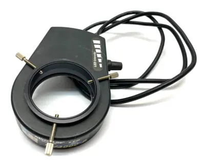 USED O.C. WHITE MICRO-LITE ULTRAVIOLET LED RING ILLUMINATOR