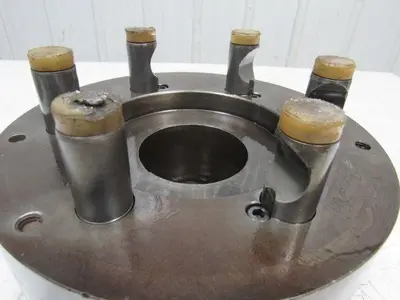 Pratt Burnerd 1272-62515 BP68/8489 10" Lathe Chuck 3 Jaw 3" Thru Hole W/Adapter