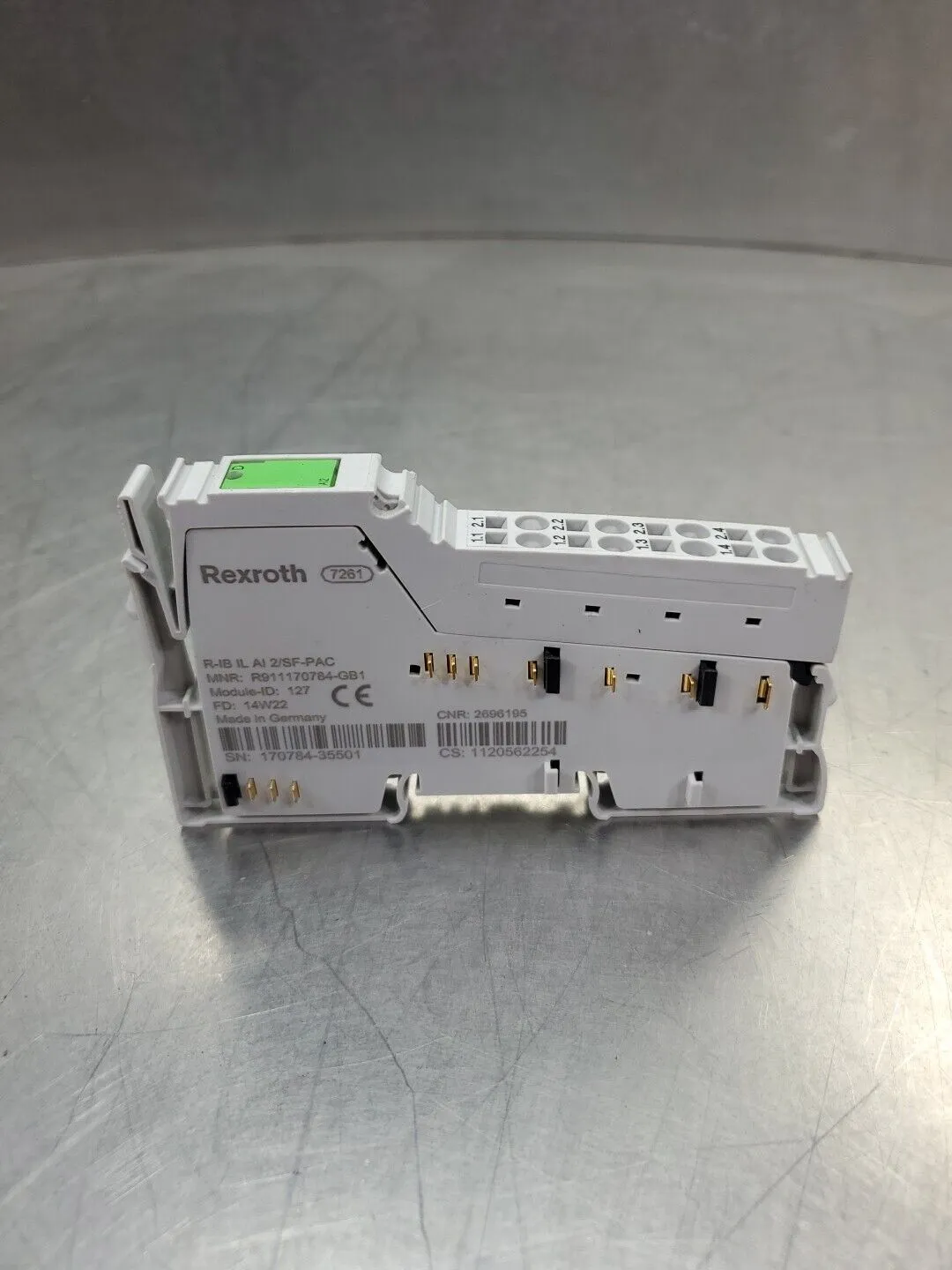 REXROTH R-IB IL AI 2/SF-PAC MNR:R911170784-GB1 Module. 3C-22