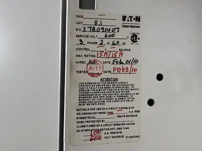 USED EATON HFD3015