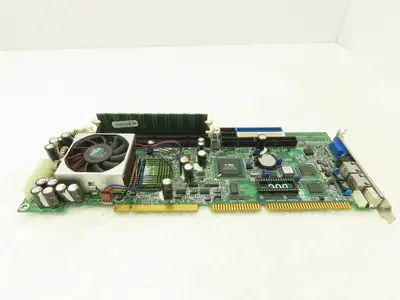 IEI ROCKY-3786EVGU2-RS-R41 V4.1 CPU Board Socket 370 W VGA 2-RJ45 Ethernet Port
