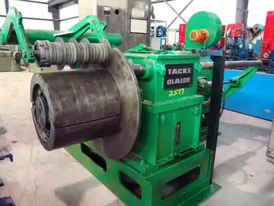 22″ x 4″ x 10,000 Lb. TACKE OLALDE Slitting Line