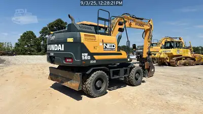 Used 2023 HYUNDAI HW140A Wheel Excavators North Carolina US | National Equipment Dealers #1422331