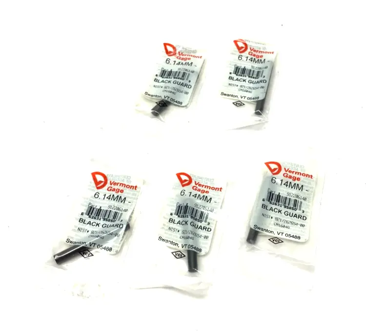 Used VERMONT GAGE BLACK GUARD 6.14MM PIN GAGE LOT OF 5 Pins | Maverick Industrial Sales #1112304