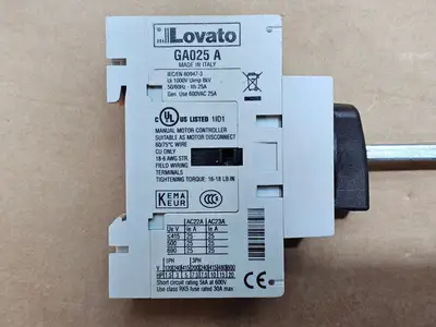 Used LOVATO GA025A Switchgears British Columbia CA | Lenmark #1438440
