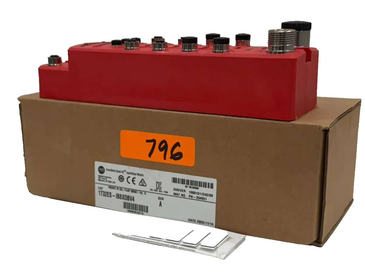 ALLEN BRADLEY 1732ES-IB8X0B INPUT/OUTPUT MODULE SER. A 1732ESIB8X0B NEW, SURPLUS