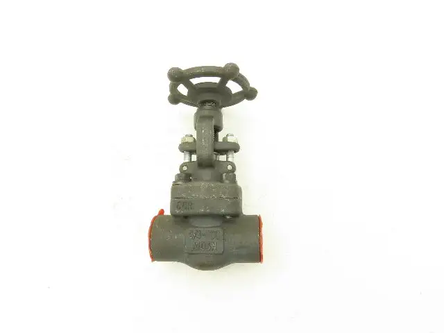 Powell GL08SA58GB Gate Valve 1975PSI 3/4"  Socket Weld Steel Rising Stem #800