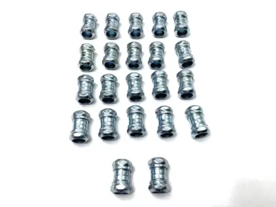 New | in-Stock ETP Compression EMT Coupling Steel Zinc Plated 1/2" LOT OF 22 Electrical Fittings Michigan US | Maverick Industrial Sales #1395725