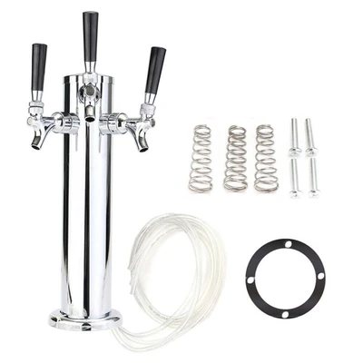 171-0239 Triple Faucet Kegerator Beer Dispenser Tap