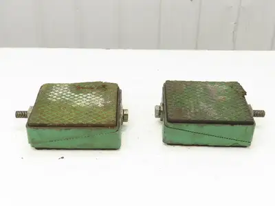 AirLoc Wedgmount Precision Machine Leveler Vibration Pad 8"x 8"x 3"H  Lot of 2