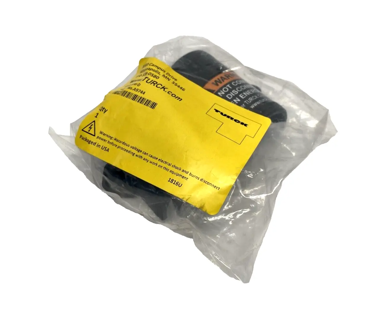 New | in-Stock TURCK HAZARDOUS LOCATION LOKFAST GUARD D-SIZE POWERFAST A9744 Covers Michigan US | Maverick Industrial Sales #1091157