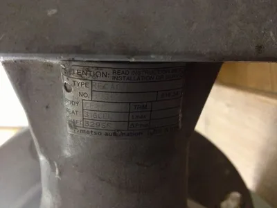 Neles Jamesbury 6"-150 V-Ball Control Valve