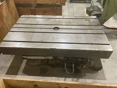 GIDDINGS & LEWIS 36 X 60 HYDROSTATIC INDEX TABLE