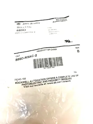 NEW ALLEN-BRADLEY SER. B SINGLE ENDED DC MICRO CORDSET RT ANGLE 5-PIN
