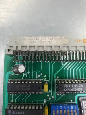USED Siemens 221312 (412-2/10.89) Rofin-Sinar Laser Control Card