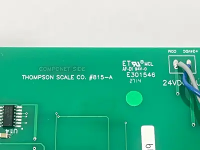815-A | Thompson Scale  Checkweighter CPU Board for 5511 and 6611 - New Other