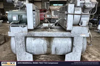 Used 2015 INGERSOLL-RAND 7100-T30 COMPRESSOR Lubricated Reciprocating Air Compressors Louisiana US | Proxy Equipment #1385185