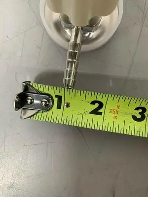 USED ITT PURE-FLO SAMPLE VALVE W/ 2" INLET & 1/4" OUTLET