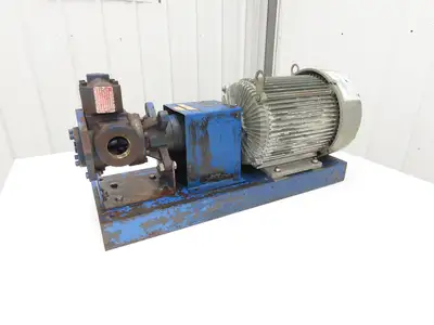 Gorman Rupp GHC1 1/2GF3-B0004 Positive Displacement Gear Pump 1.5"NPT 15GPM 3Hp