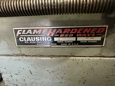CLAUSING 4914 LATHES, ENGINE | Wheeler Machinery Sales (4)