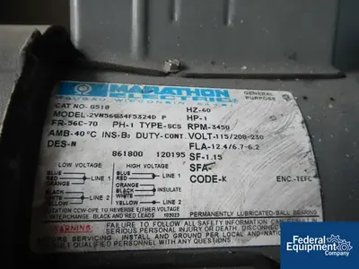 USED HGI HGI CYCLONE 600 COLLECTOR, C/S
