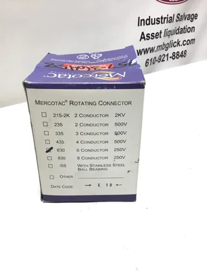 MERCOTAC Mercury Conductive Slip Ring 630 Rotary Connector