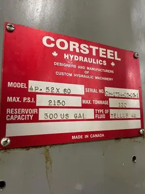 USED CORSTEEL 4P.52X60