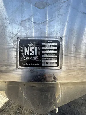 (1) Available - Newlands NSI 30 bbl / 930Gal Jacketed Fermenter
