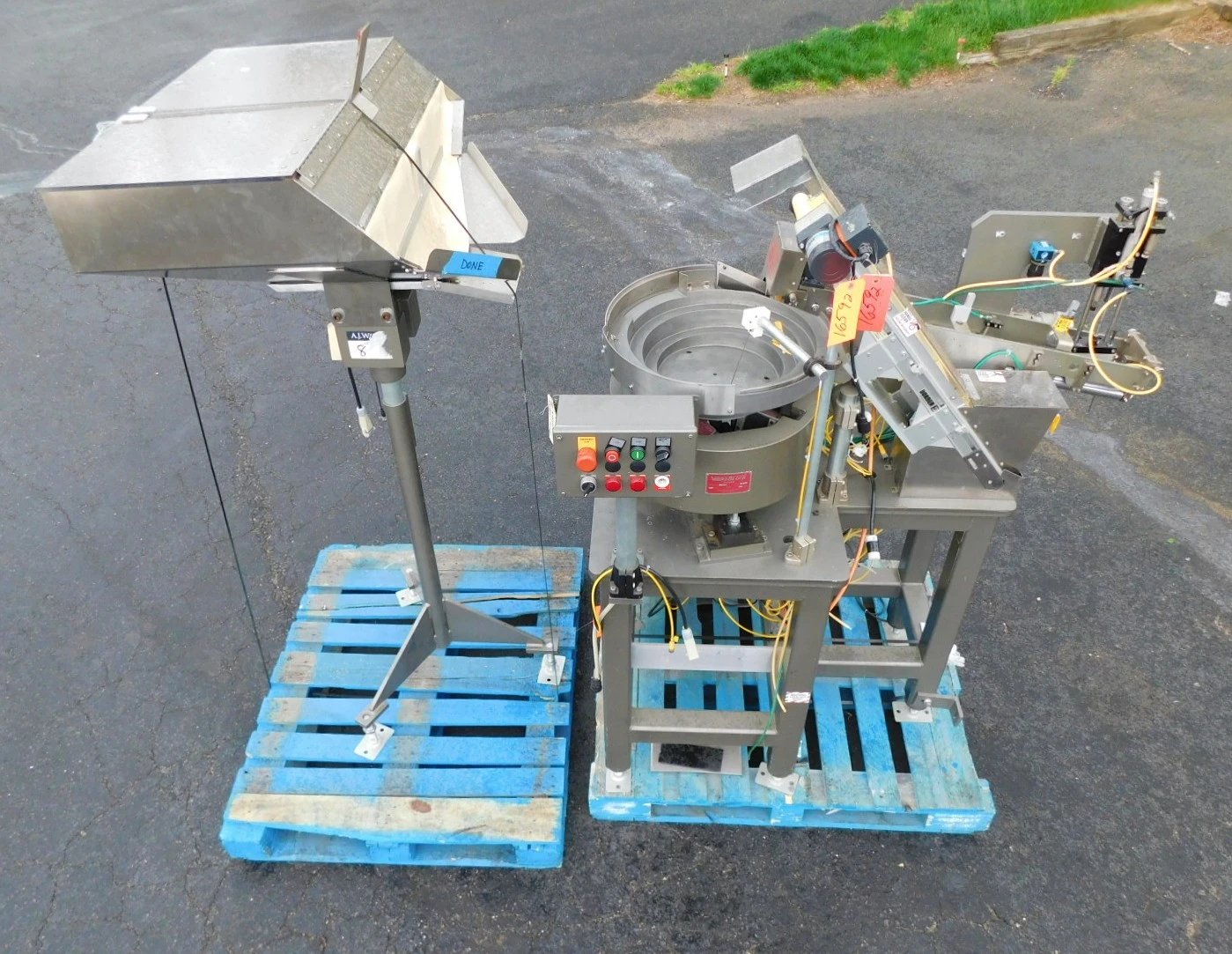 USED ALFRED G RUSSELL CO TUBE SORTER FEEDER