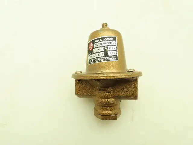 Bell & Gossett 110194 #6 Brass Pressure Reducing Valve 1/2" NPT 45 PSI Set