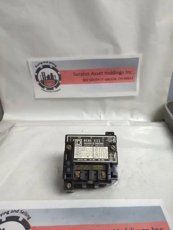 Used SQUARE D 8536-SCG3 PLC Contactors Ohio US | Surplus Asset Holdings #1239651