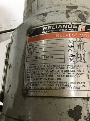 Reliance Electric P56G3451N-AV Variable Speed Drive