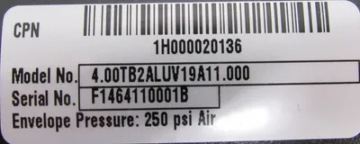 NEW PARKER 4.00TB2ALUV19A11.00 CYLINDER 400TB2ALUV19A1100