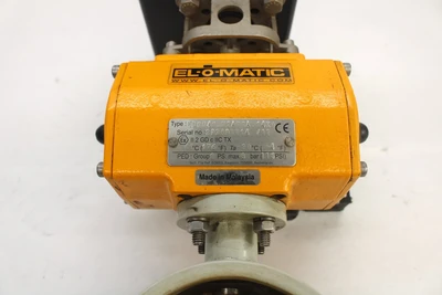 EL-O-Matic ED0040.U2A00A.14K0 Valve Actuator w/Accutrak 2004 Dual Display Monitor