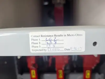 15kV Switchgear Lineup MVS Load Break Controller, 2000 Amp