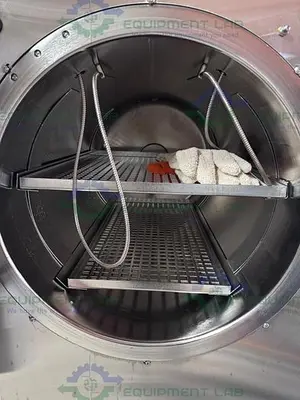 USED TUTTNAUER 5075 EL CPVGP-B/L  SIDE LOAD STEAM STERILIZER W/ COOLING COIL MFG 2022