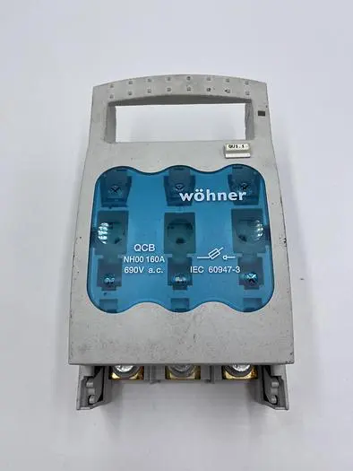 Used WOHNER WOHNER QCB NH00 160A 690V A.C Misc Electrical & Power Parts | ND Industrial Surplus #1215227