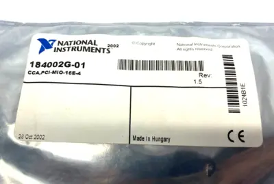 184002G-01 | National Instruments  Interface Card CCA,PCI-MIO-16E-4 Rev 1.5 - Used