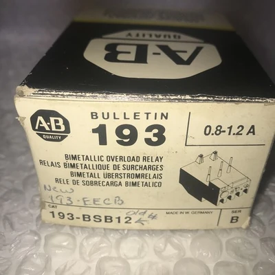 NEW Allen-Bradley 193-BSB12