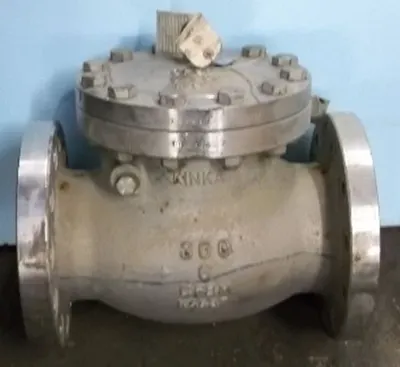 QTY. 1. KINKA 6" 300 FLANGED RAISED FACE CF8M CHEC...
