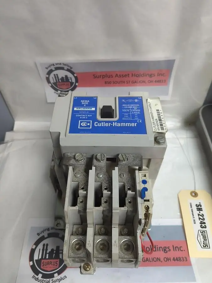 USED CUTLER-HAMMER AN16NN0