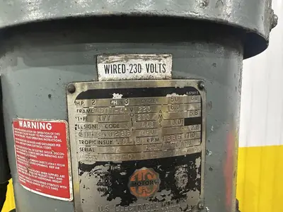 2 HP BRIDGEPORT SERIES I RAM TYPE VERTICAL MILL: STOCK #22346
