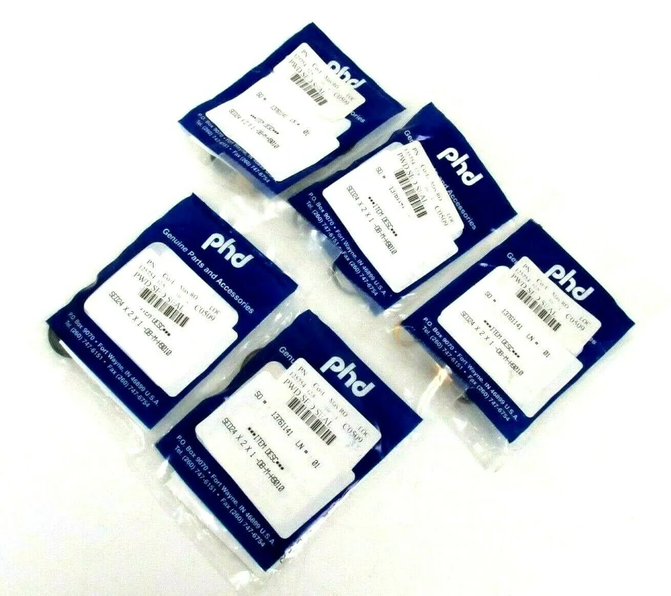 5 NEW PHD SED24 SED24-X-2-X-1-DB-M-H9010 SEAL KITS SED24X2X1DBMH9010
