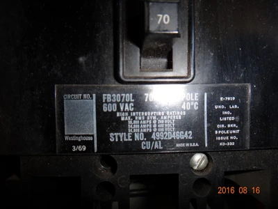 Westinghouse A200M1CACD MCC Bucket Size 1 11-350 no door 480V Ma